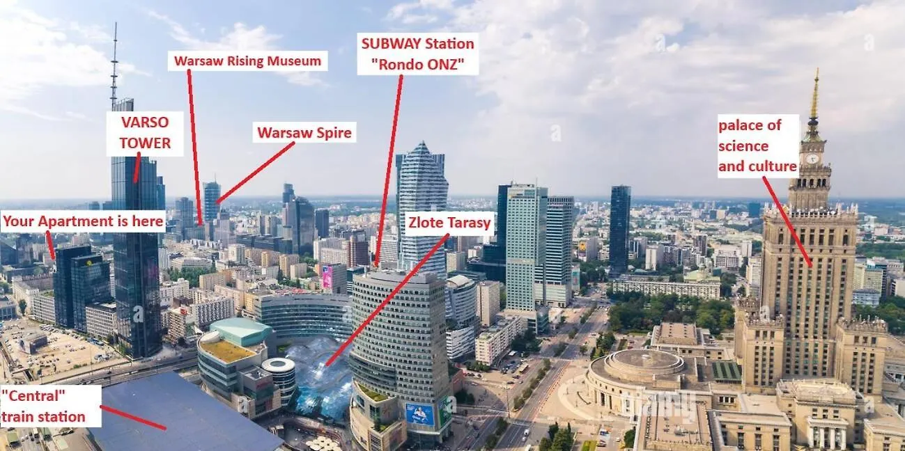 City Center Wunder Apartment Twarda Warsaw
